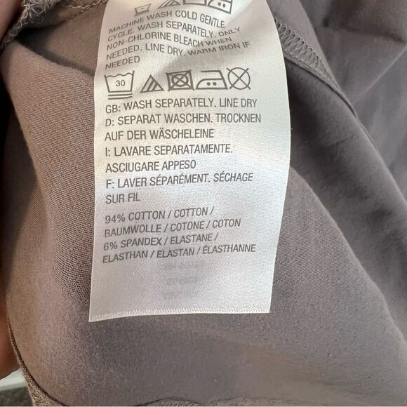 New Joan Rivers Builders Long Stretch Cotton Tank in Storm | Size S - Picture 6 of 8